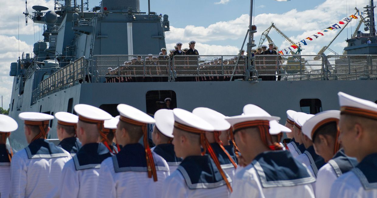 Прибытие нового сторожевого корабля «Адмирал Григорович» в Севастополь