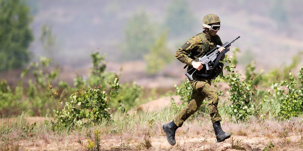 Военные учения NATO «Iron Wolf 2016»