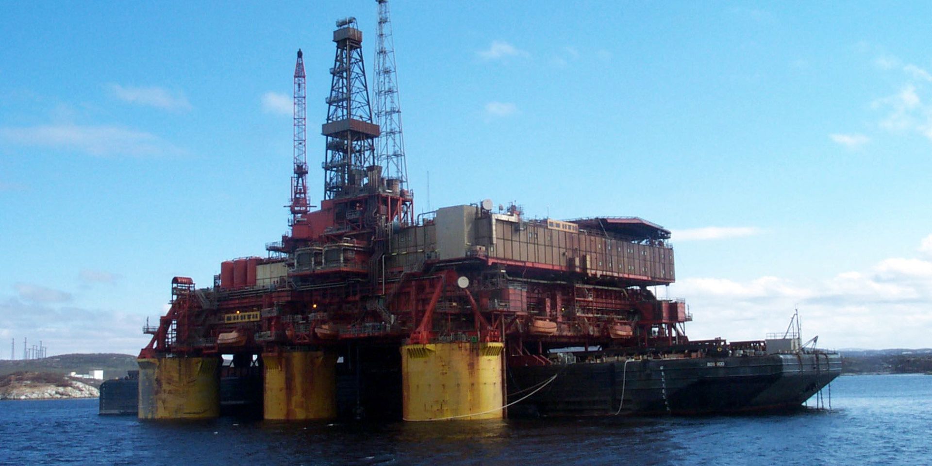 Морская нефтедобывающая платформа в Кольском заливе - ИноСМИ, 1920, 15.06.2022