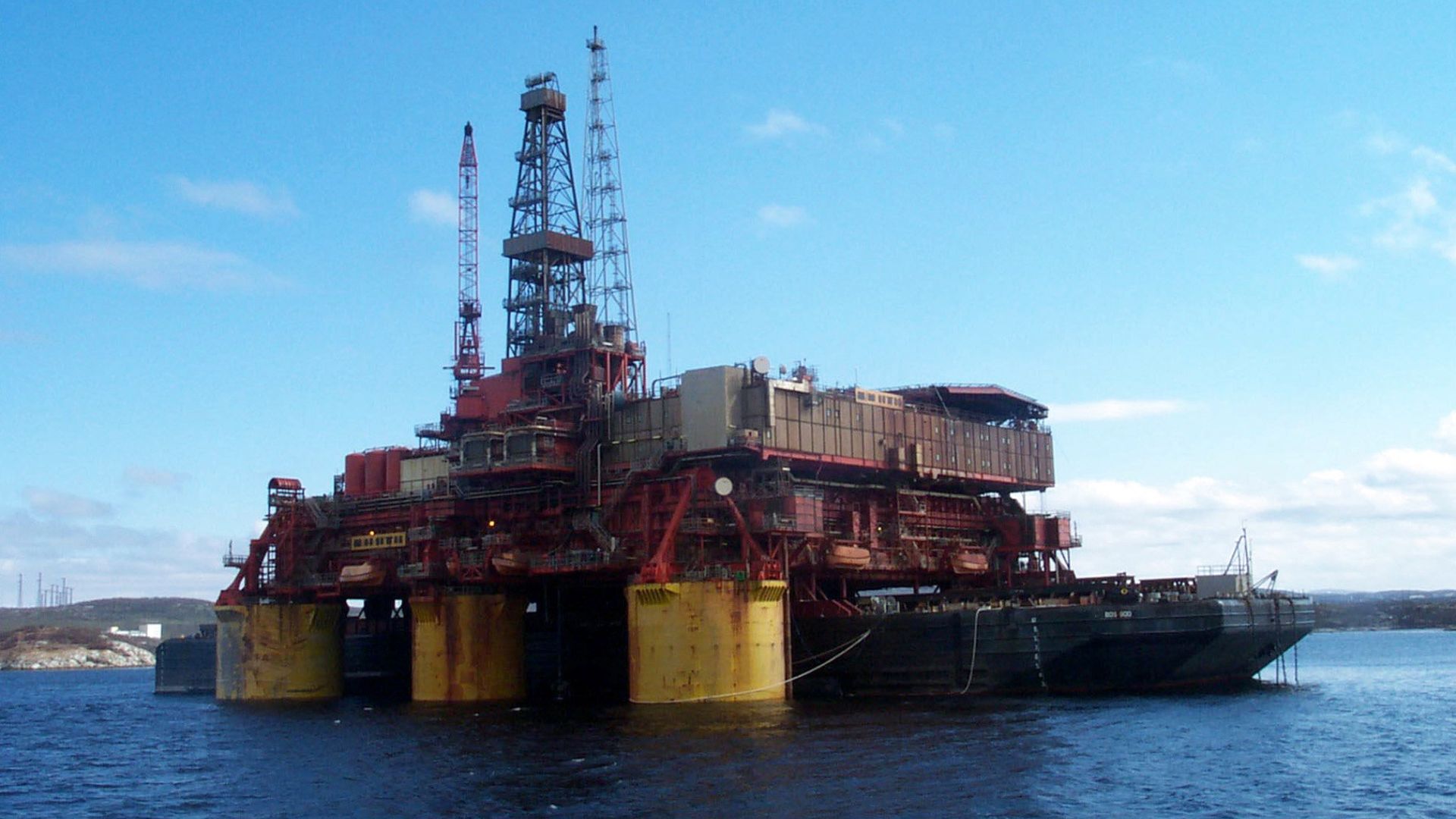 Морская нефтедобывающая платформа в Кольском заливе - ИноСМИ, 1920, 15.06.2022