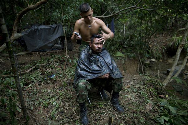 Лагерь Революционных вооруженных сил Колумбии (ФАРК) в Андах