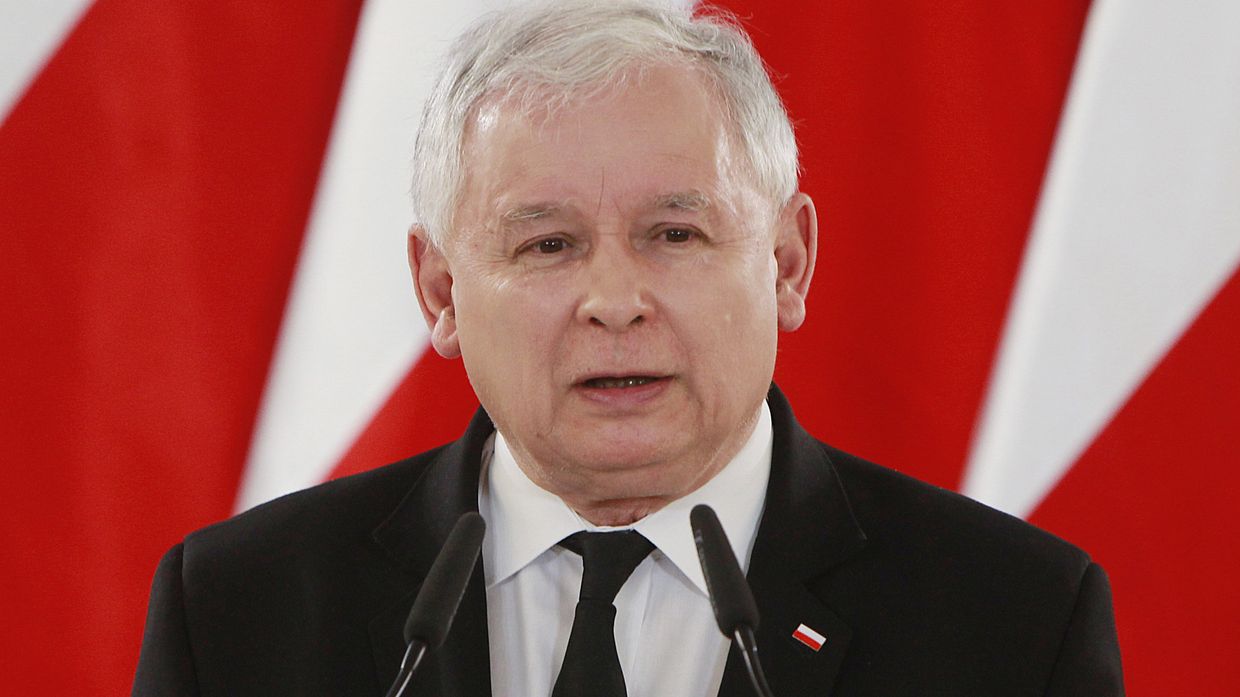 Лидер партии партии «Право и Справедливость» Ярослав Качиньский