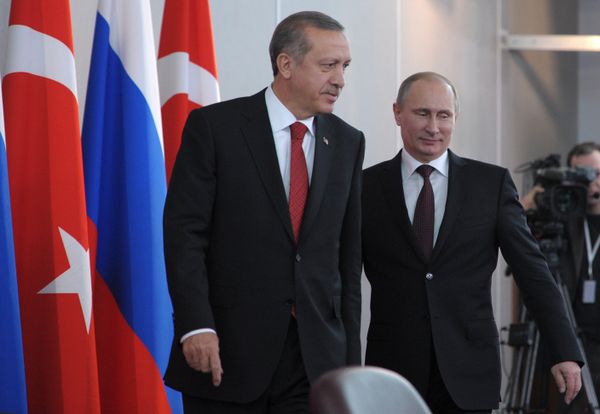 Президент России Владимир Путин и премьер-министр Турции Реджеп Тайип Эрдоган Президент России Владимир Путин и премьер-министр Турции Реджеп Тайип Эрдоган