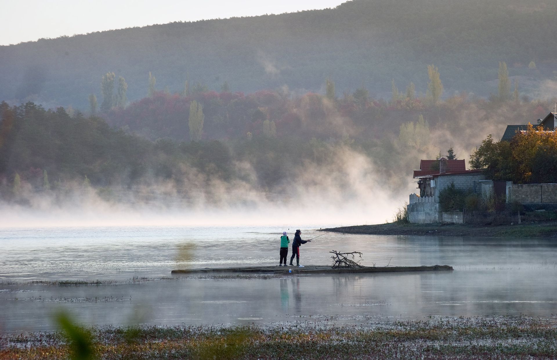 Утро на симферопольском водохранилище в Крыму - ИноСМИ, 1920, 13.10.2020
