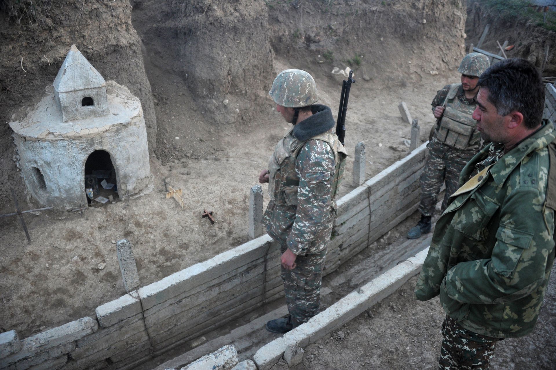Карабахские военные на первой линии обороны армии обороны Нагорного Карабаха - ИноСМИ, 1920, 28.09.2020