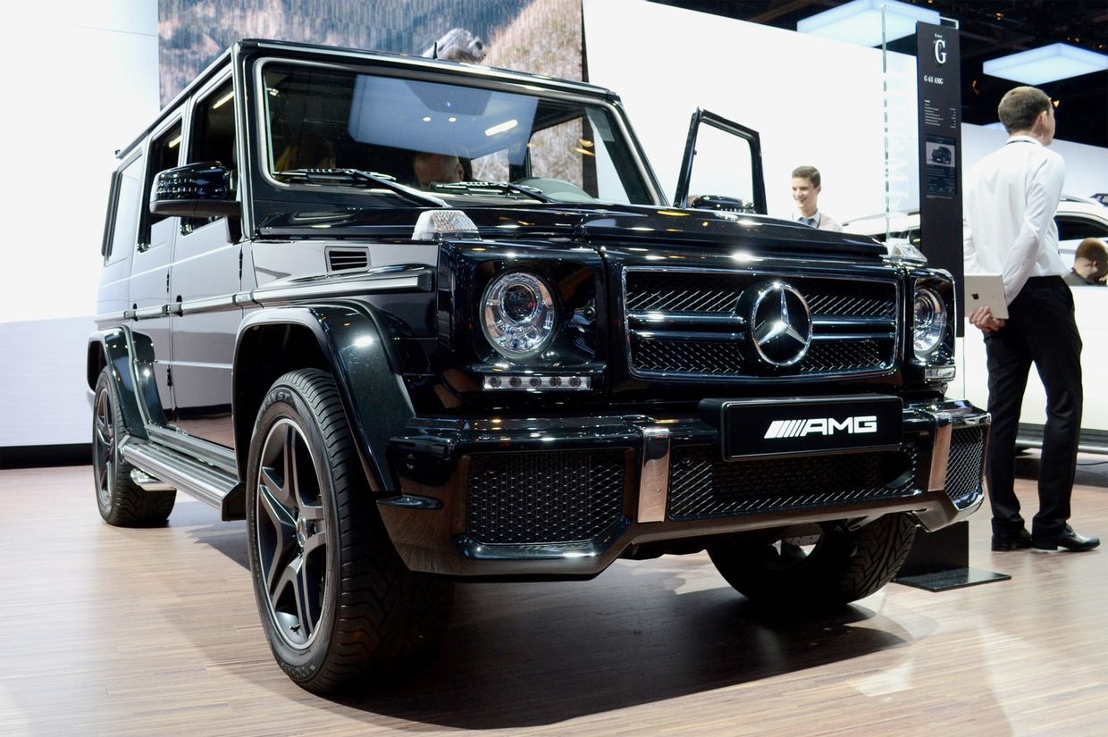 Mercedes-Benz G 63 AMG на Московском автосалоне 2012 года