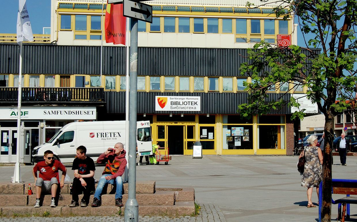 Город Киркенес в Северной Норвегии, недалеко от российской границы