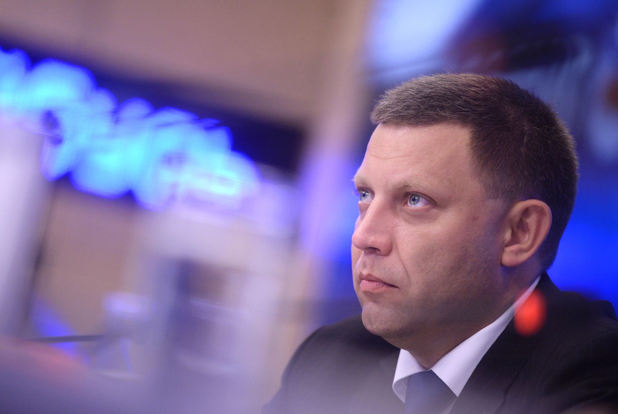 Глава Донецкой народной республики Александр Захарченко