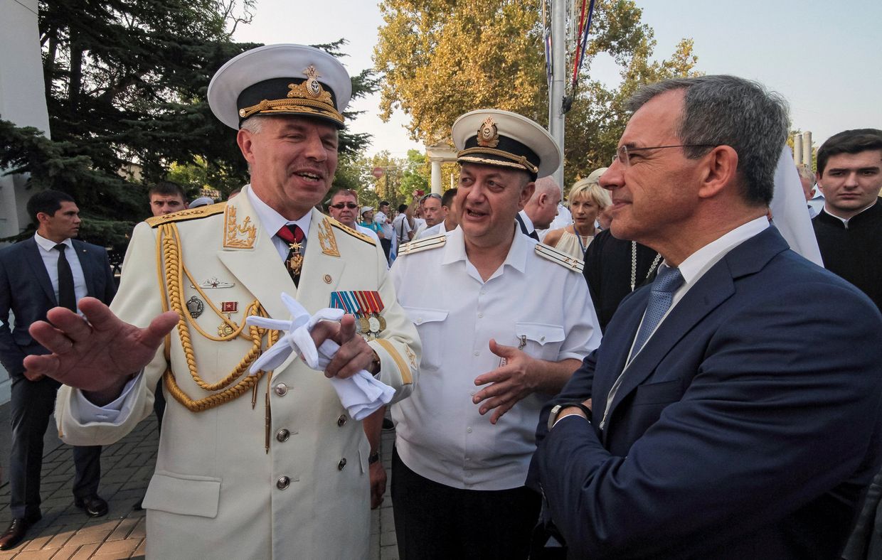 Глава делегации французских парламентариев Тьерри Мариани в Севастополе
