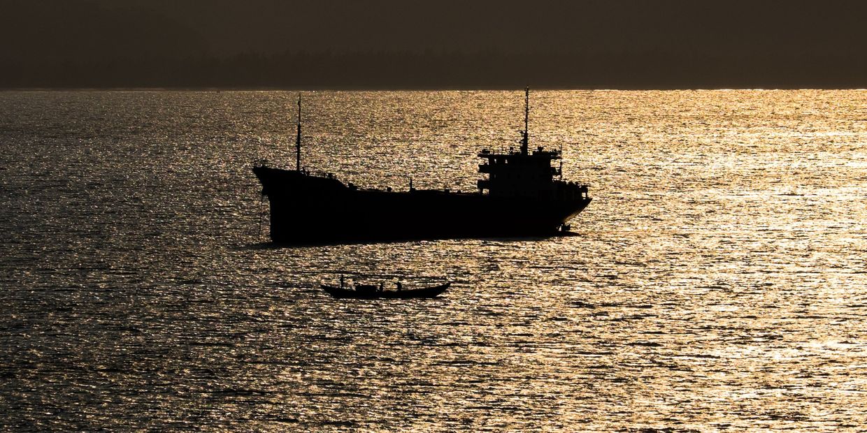 Корабль в Южно-Китайском море