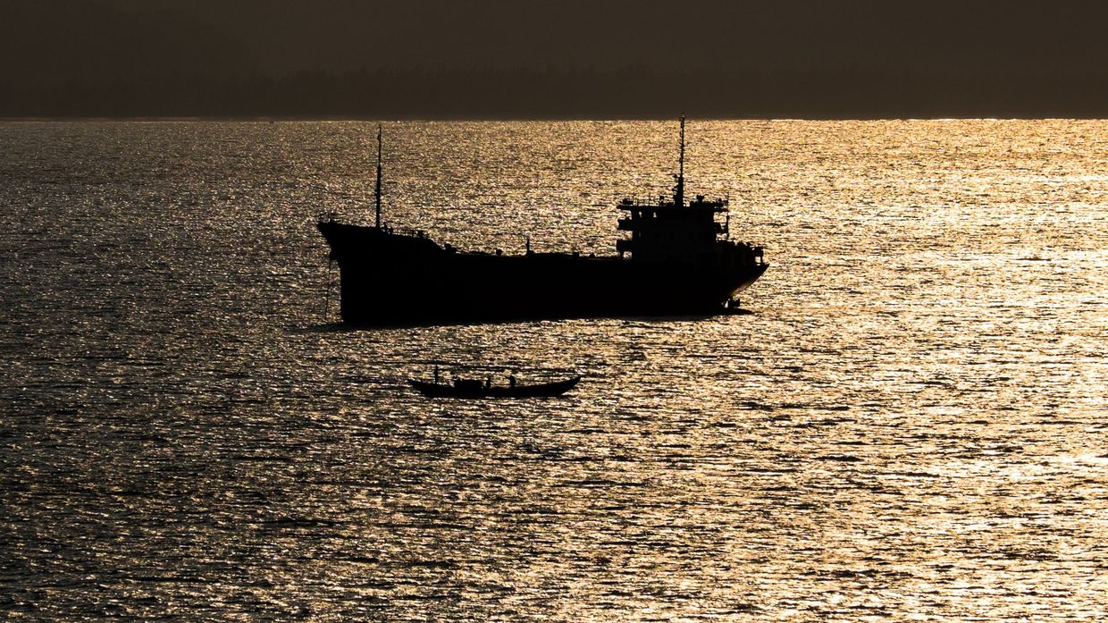 Корабль в Южно-Китайском море