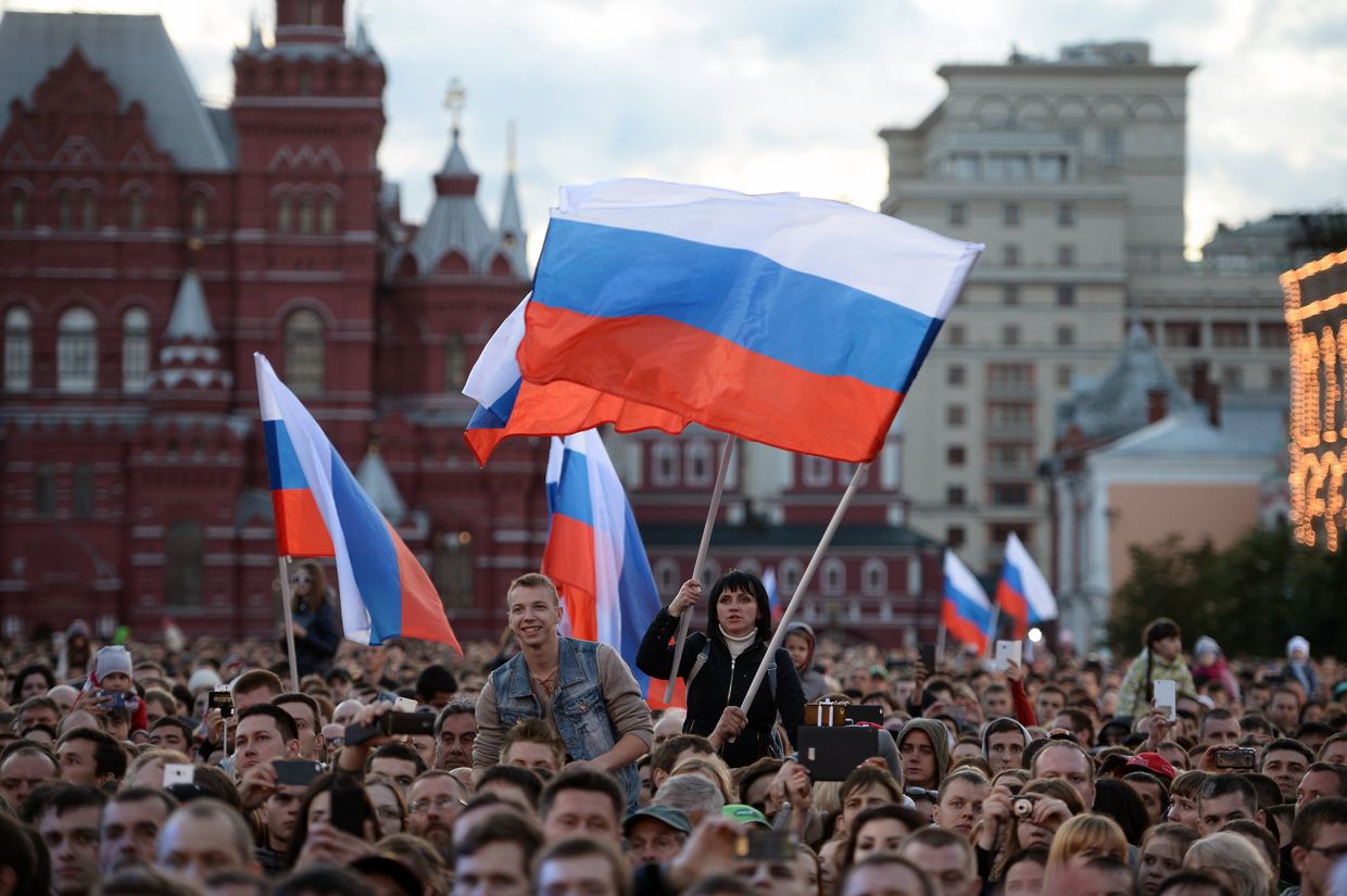 Концерт в честь Дня России на Красной площади