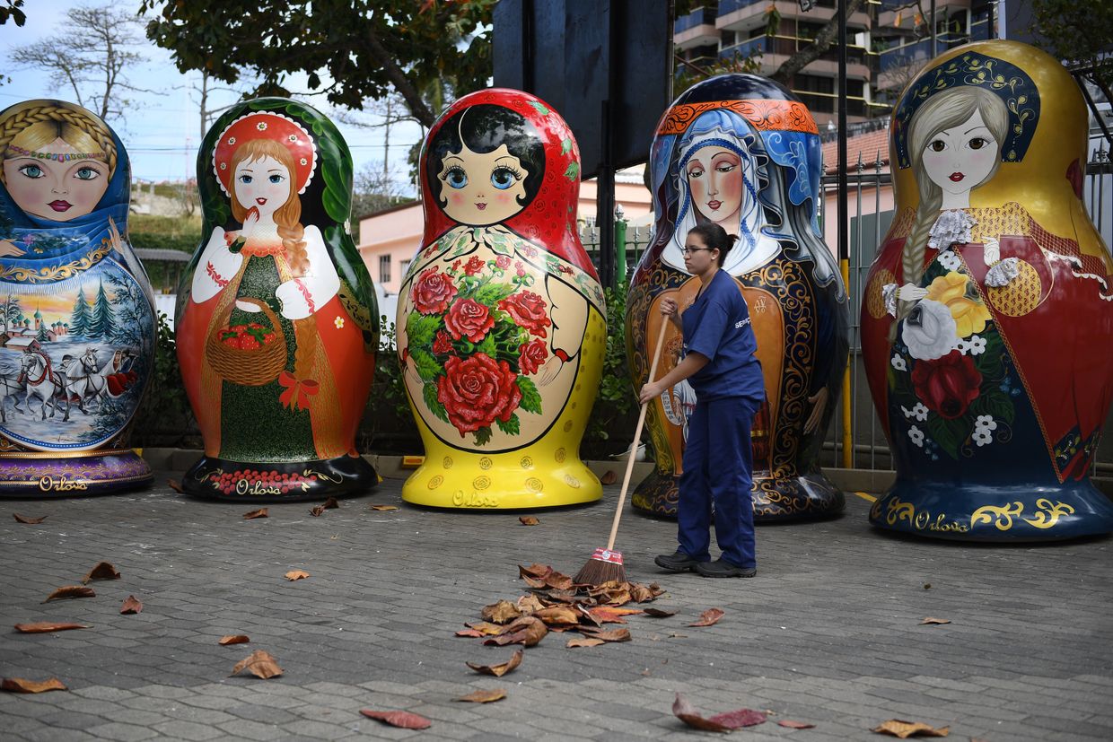 У дома болельщиков олимпийской сборной России в Рио-де-Жанейро