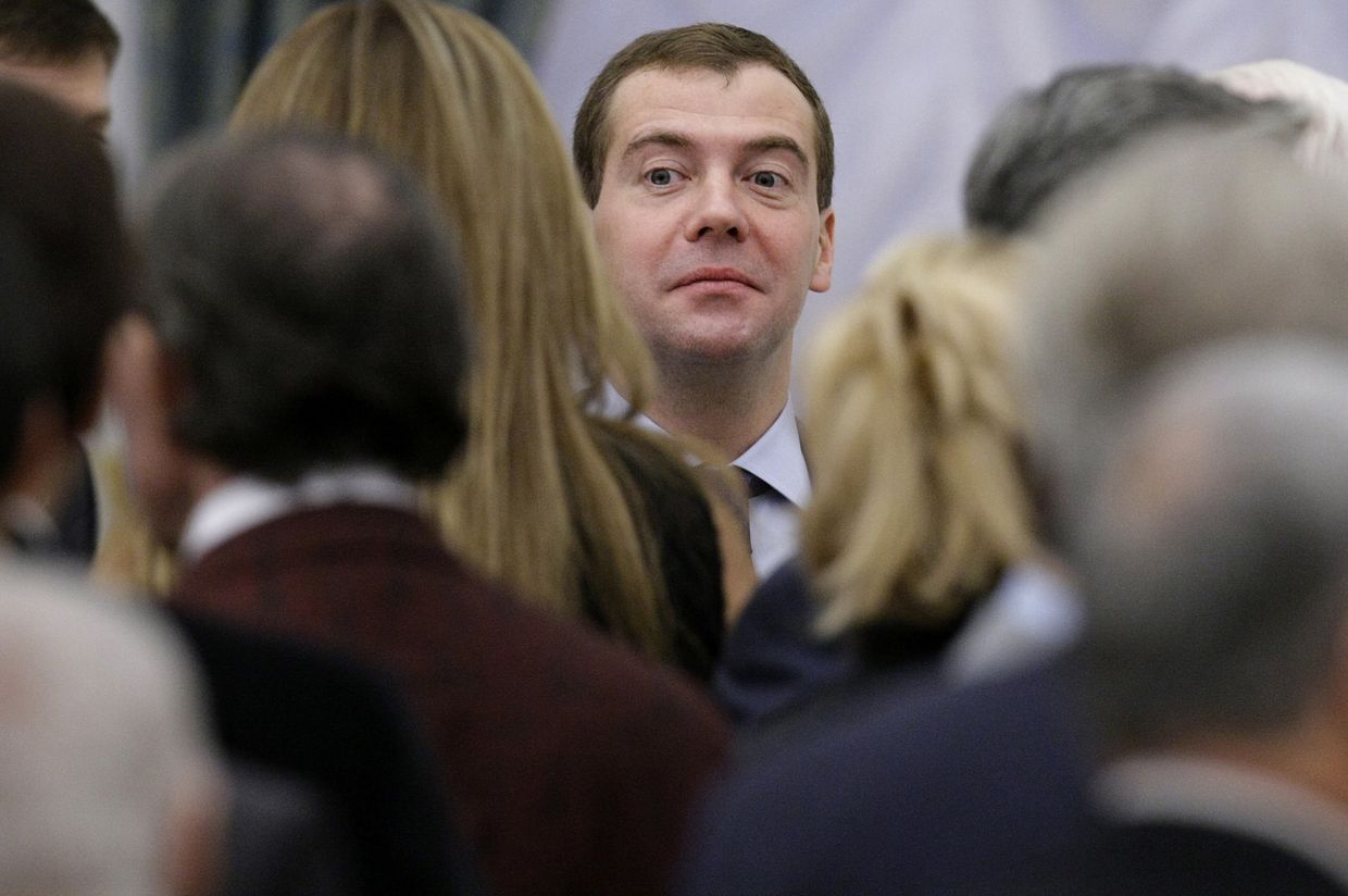 Дмитрий Медведев в Кремле
