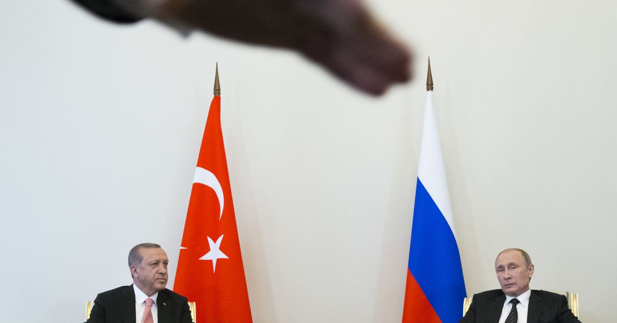 Встреча президента России Владимира Путина и президента Турции Реджеап Тайипа Эрдогана