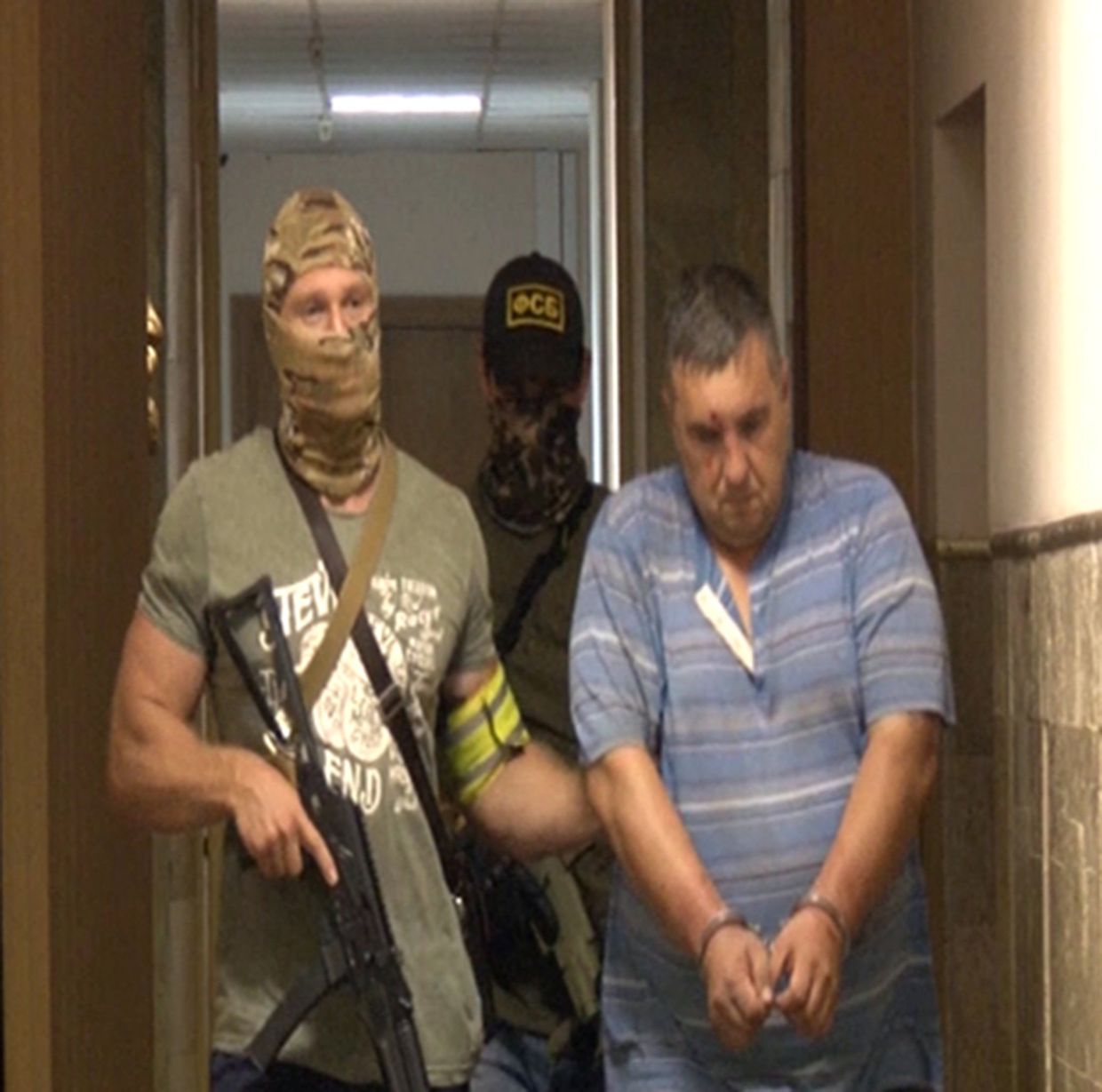 Задержанный сотрудниками ФСБ России в Крыму украинский диверсант