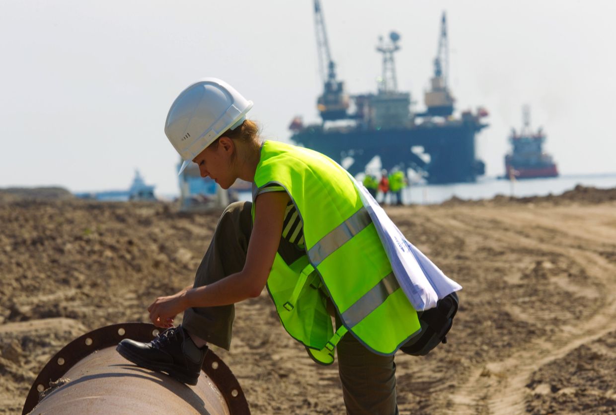 Строительная площадка газопровода «Северный поток»