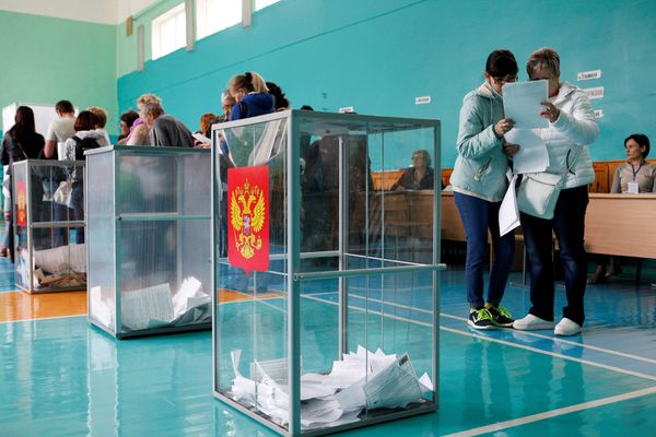 На избирательном участке в Ставрополье в единый день голосования