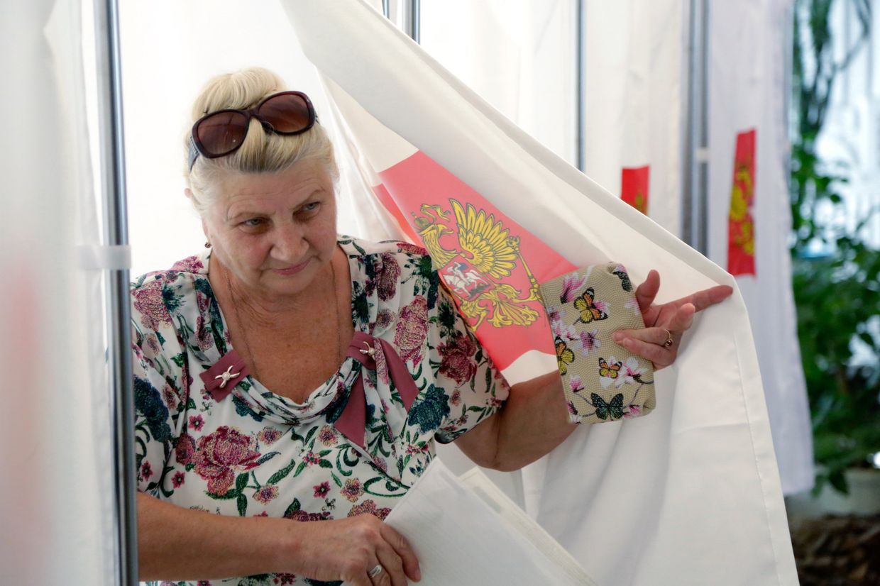 Единый день голосования в регионах России. Симферополь, Республика Крым, Россия