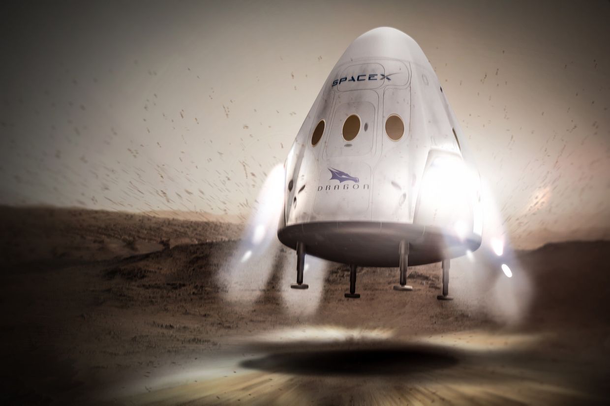 Проект полета на Марс компании SpaceX