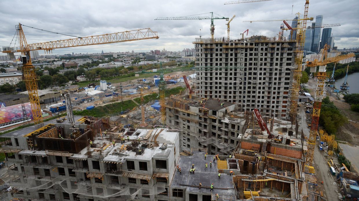 Строительство городского квартала Сердце столицы в Москве
