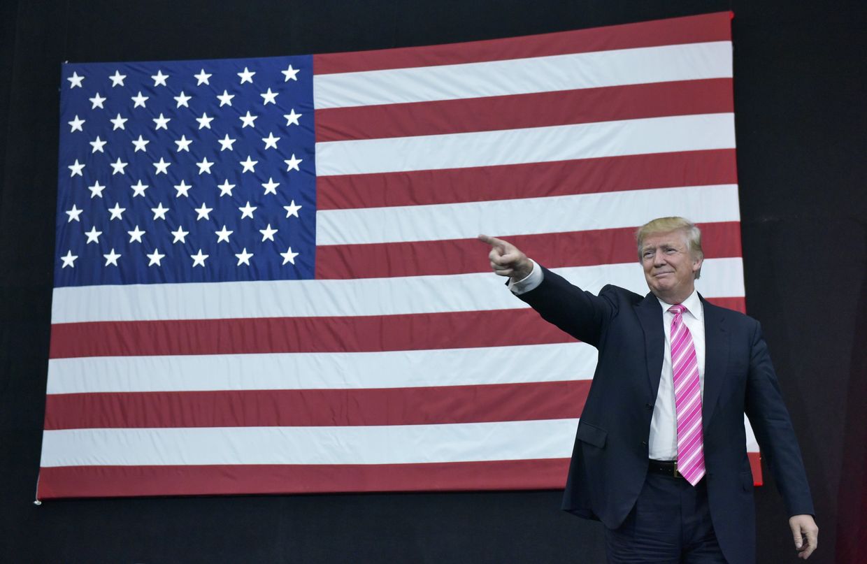 Кандидат в президенты США от Республиканской партии Дональд Трамп