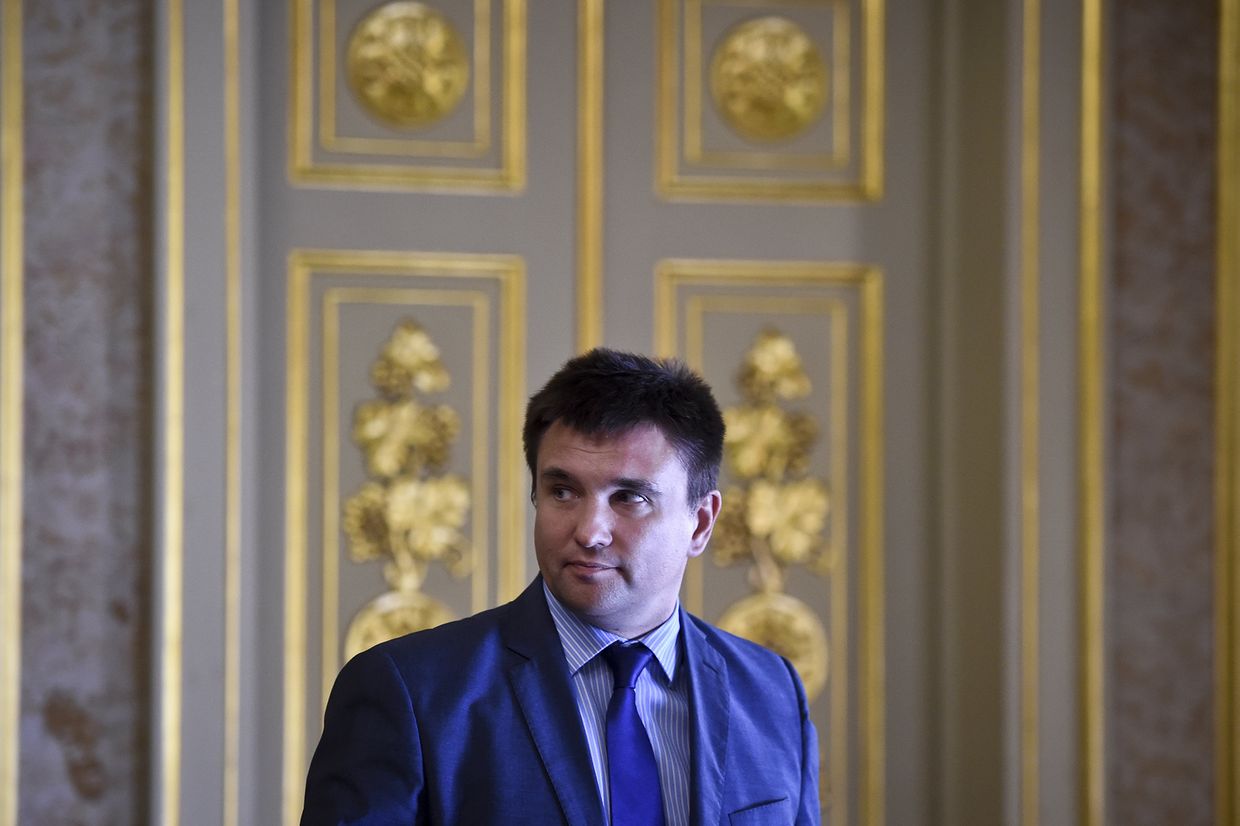 Министр иностранных дел Украины Павел Климкин в Лиссабоне