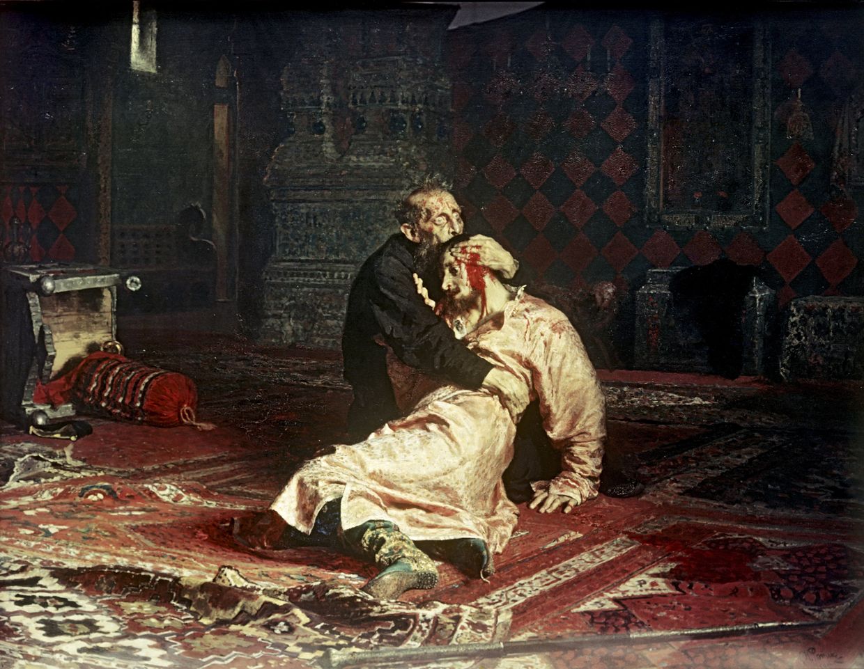 Картина Иван Грозный и сын его Иван 16 ноября 1581 года