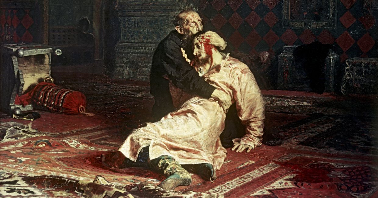 Картина Иван Грозный и сын его Иван 16 ноября 1581 года Картина Иван Грозный и сын его Иван 16 ноября 1581 года