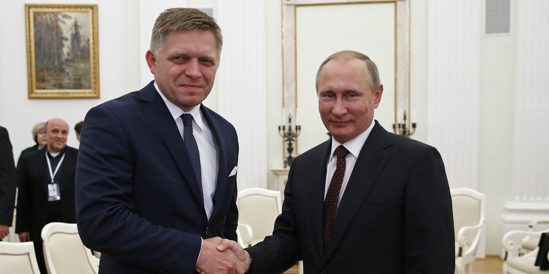 Президент РФ Владимир Путин и премьер-министр Словакии Роберт Фицо - ИноСМИ, 1920, 01.10.2023