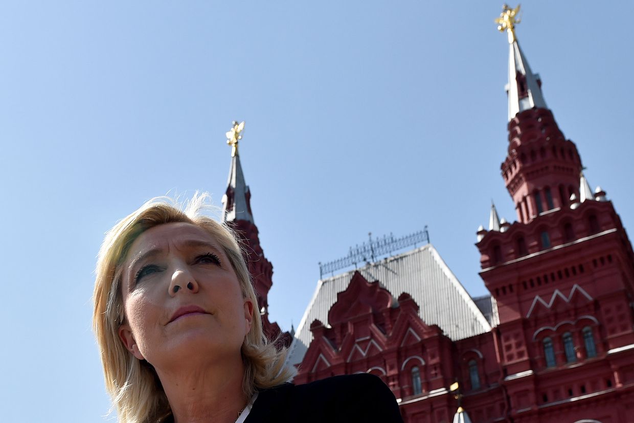 Французский политик Марин Ле Пен