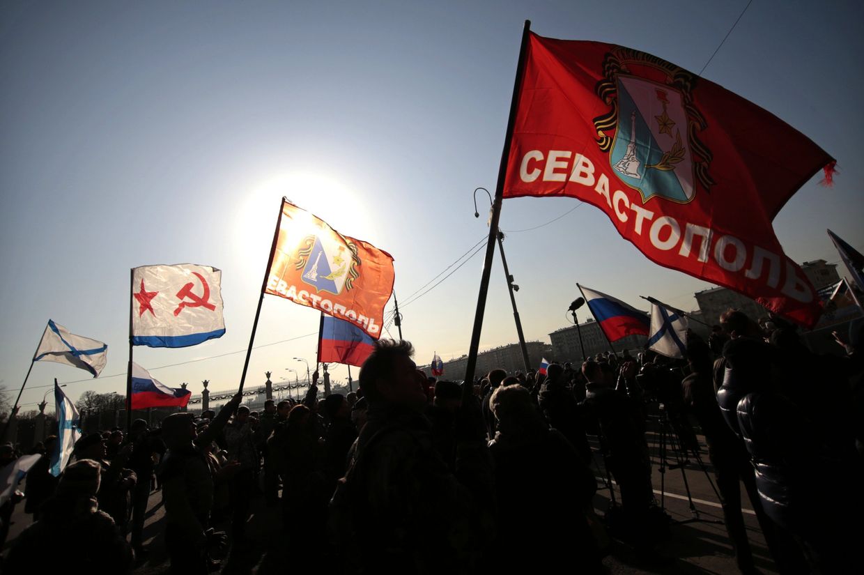 Митинг в поддержку русского населения Украины и Крыма