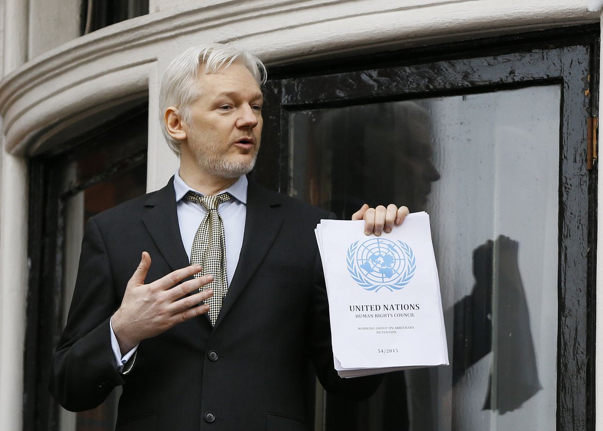 Основатель WikiLeaks Джулиан Ассанж