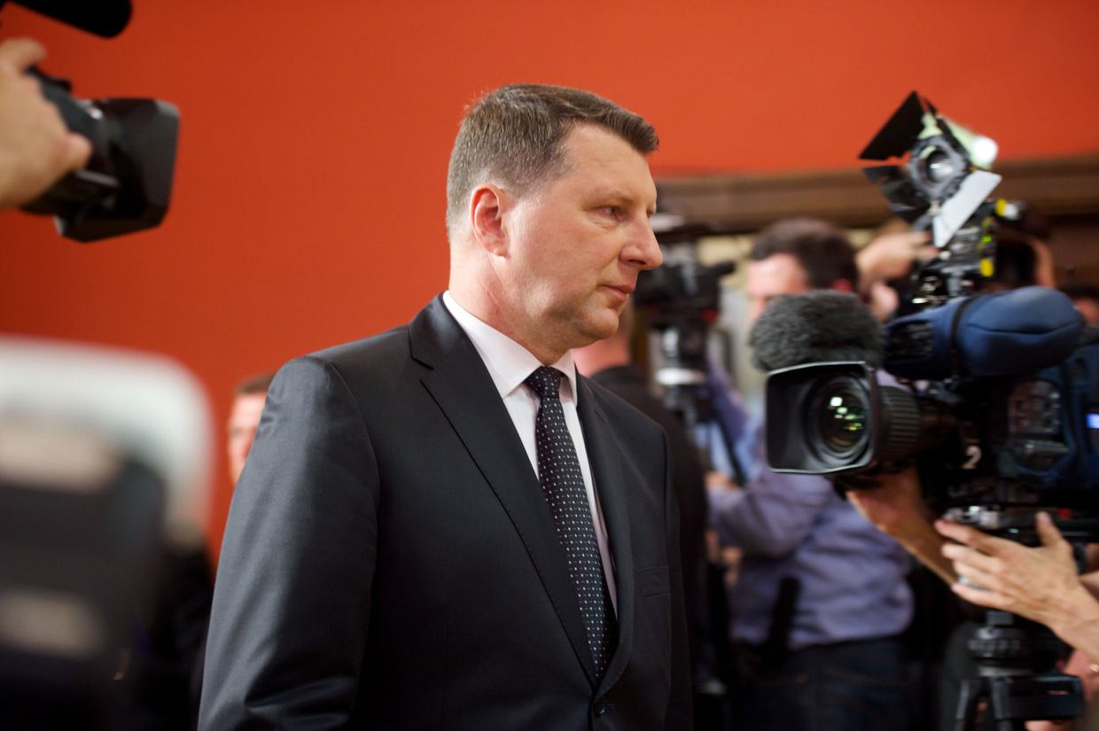 Президент Латвии Раймонд Вейонис