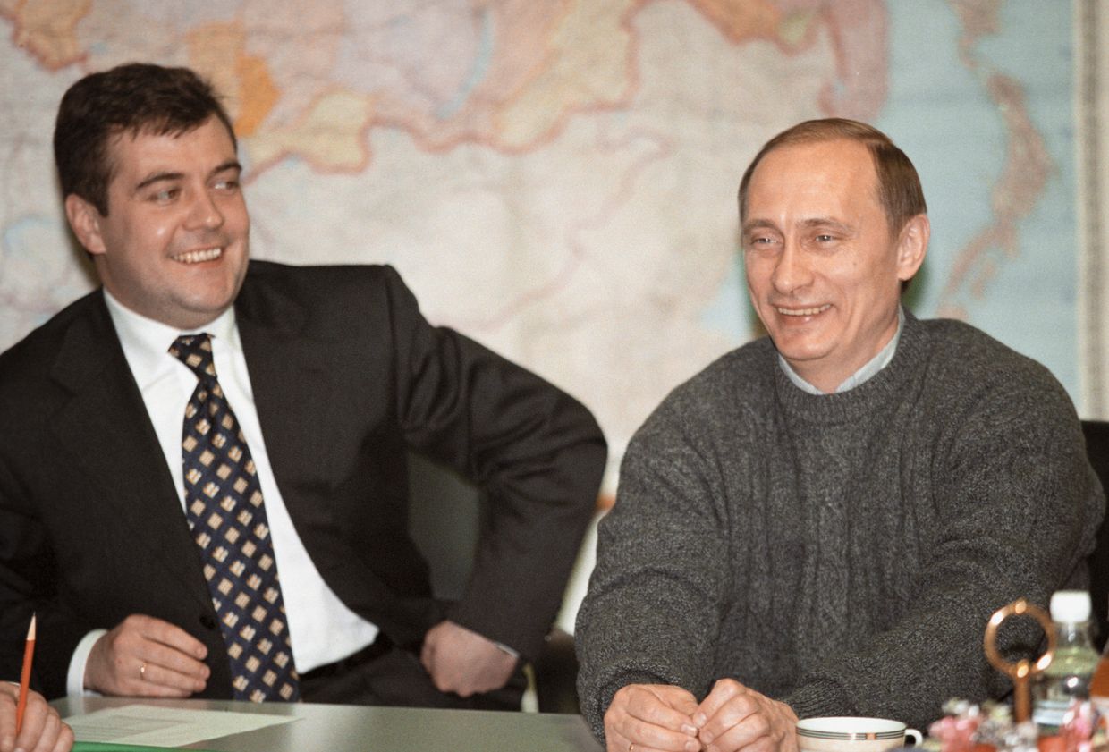 Путин и Медведев проводят пресс-конференцию