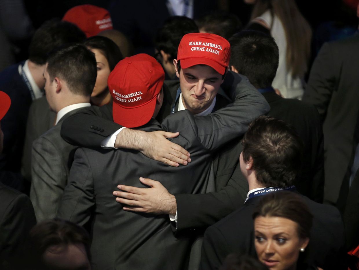 Сторонники Дональда Трампа в Нью-Йорке