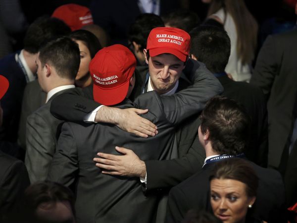 Сторонники Дональда Трампа в Нью-Йорке
