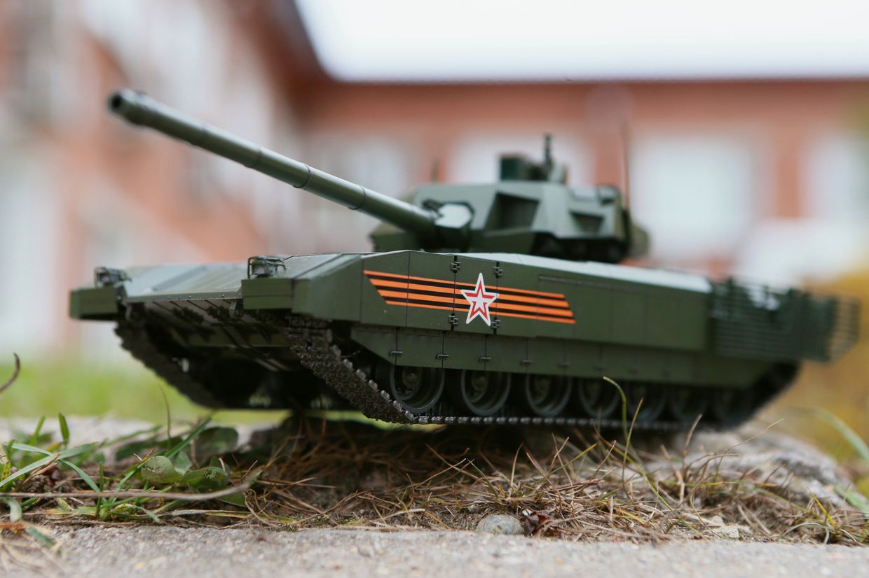 Сборная масштабная модель танка Т-14 «Армата»