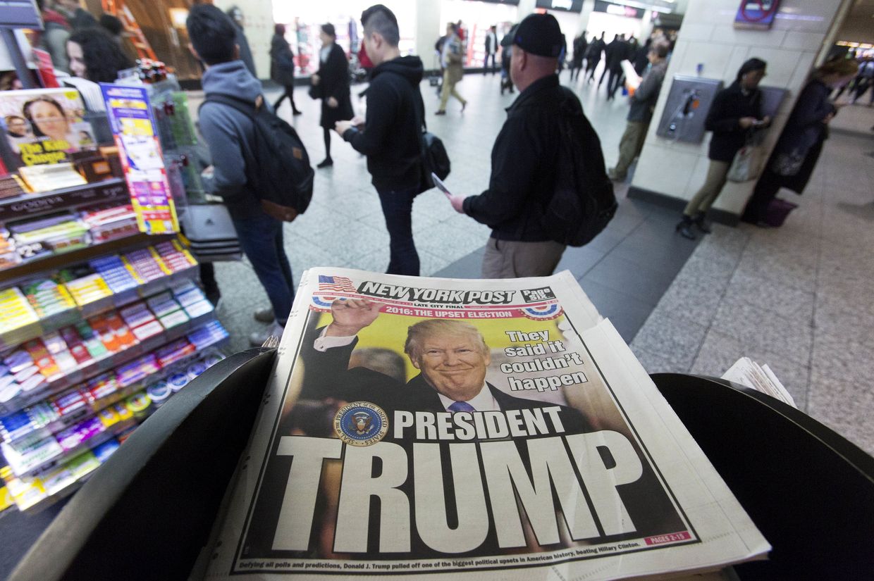 Обложка газеты The New York Post
