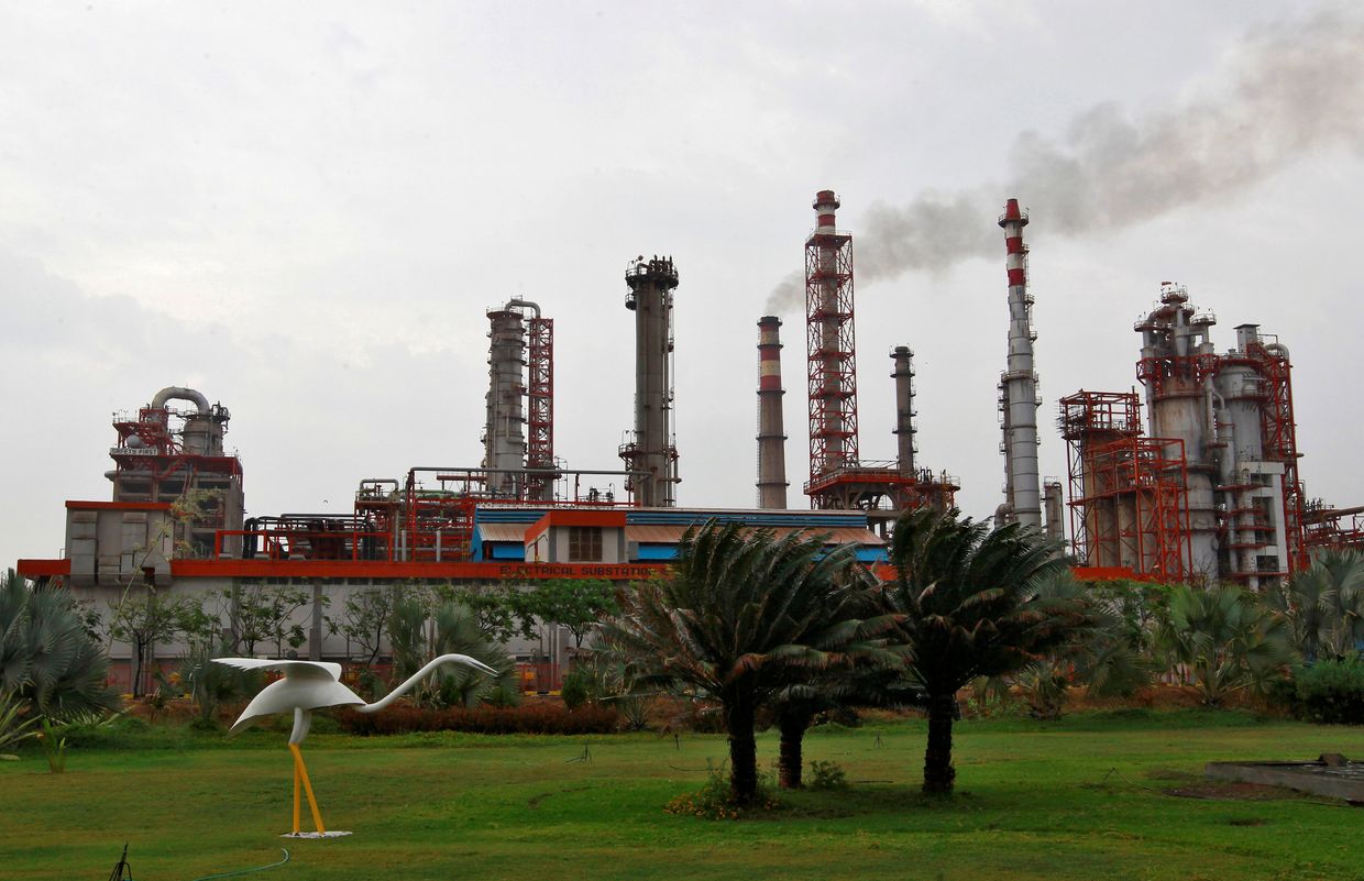 НПЗ Essar Oil в городе Вадинар. 4 октября 2016 года.