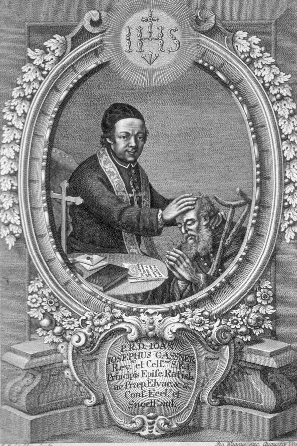 Немецкий священник и заклинатель бесов Иоганн Гасснер