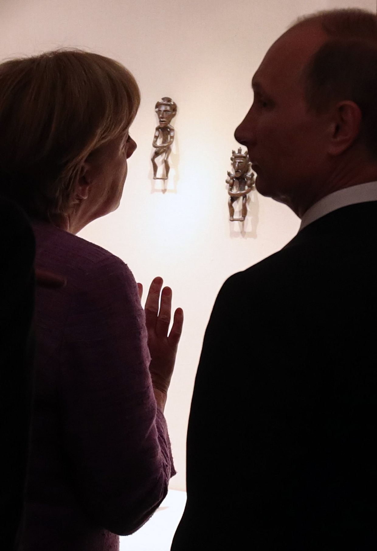 Президент России Владимир Путин и канцлер Германии Ангела Меркель