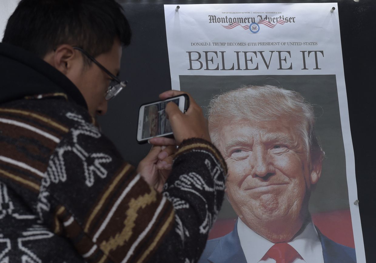 Реакция прессы на избрание Дональда Трампа президентом США