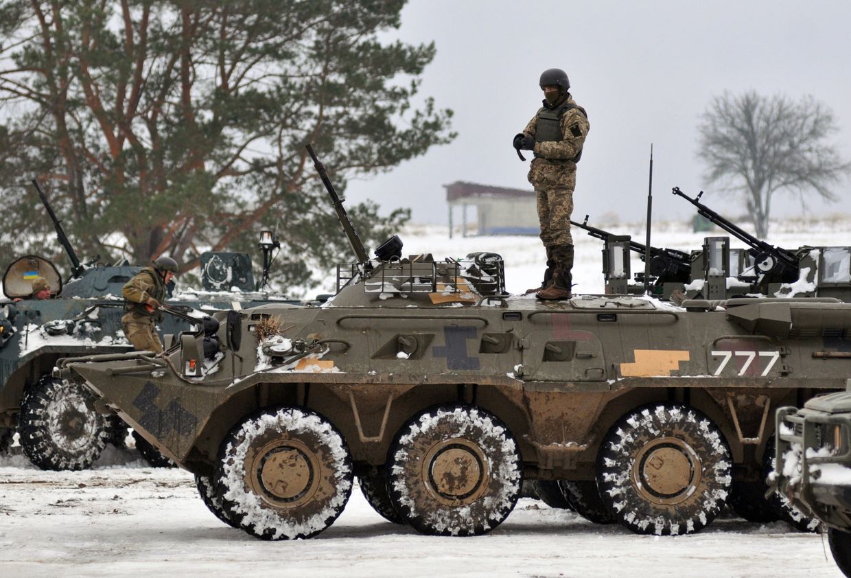 Военнослужащие украинских вооруженных сил Украины