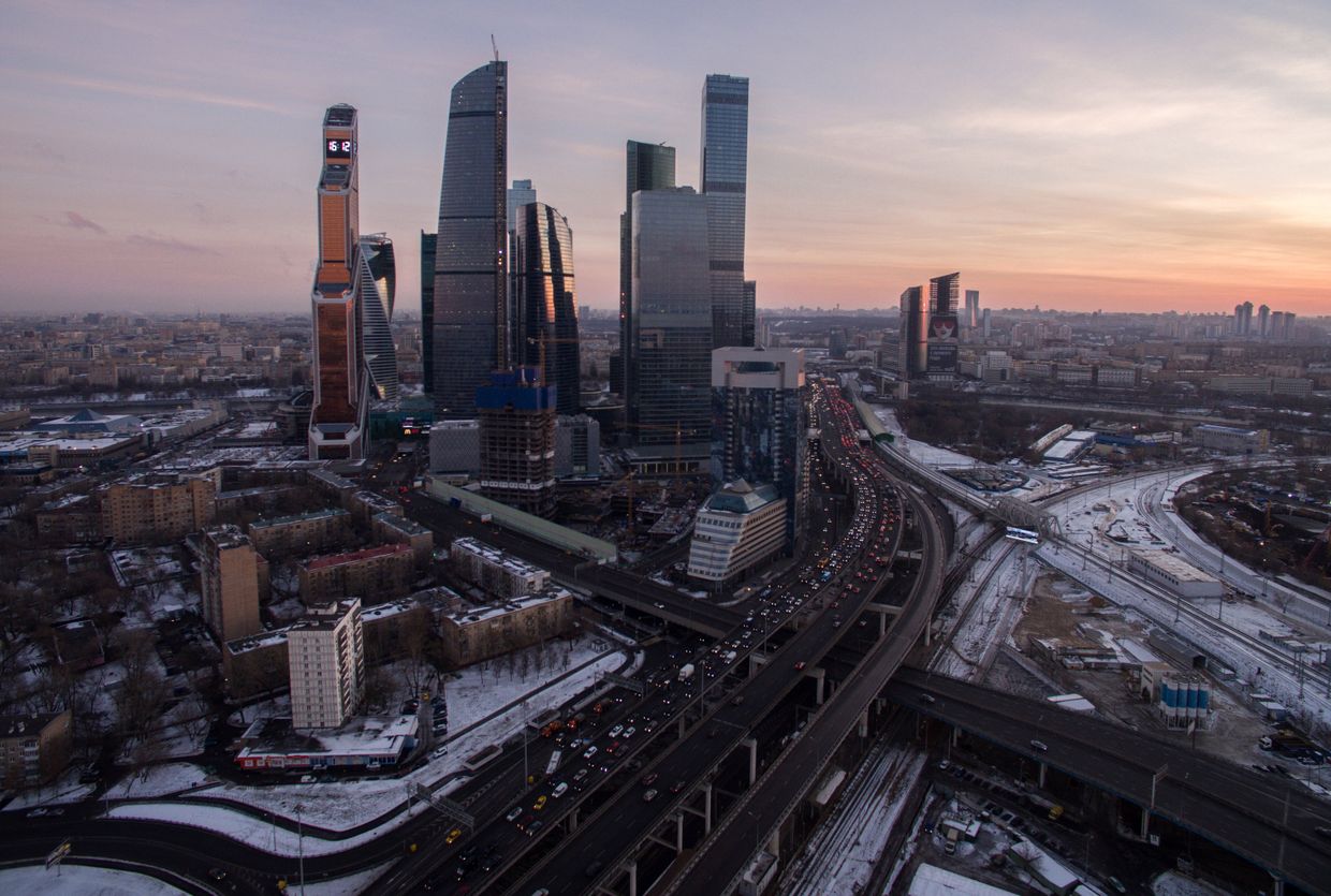 Вид на Московский международный деловой центр Москва-Сити