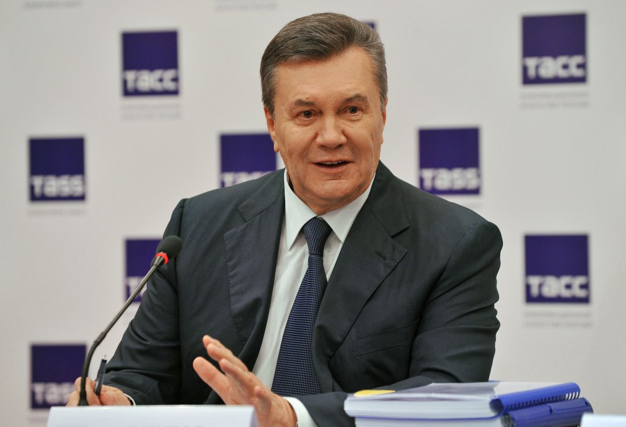 Пресс-конференция экс-президента Украины В. Януковича в Ростове-на-Дону