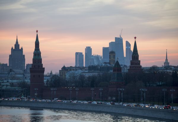 Вид на Московский Кремль