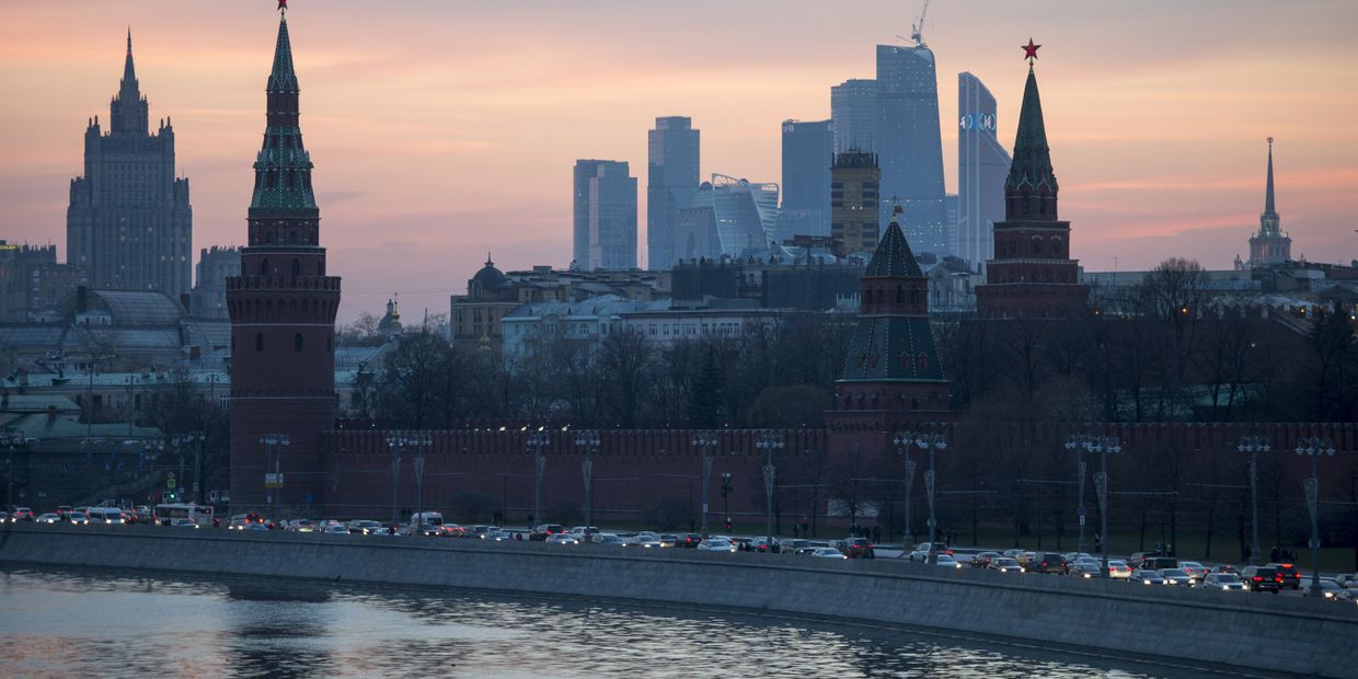Вид на Московский Кремль