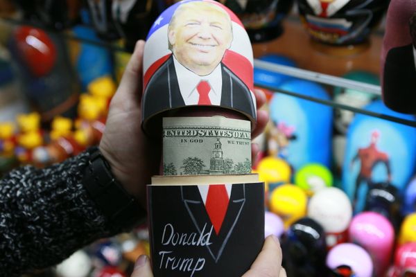 Матрешки с портретом Дональда Трампа продаются в Москве