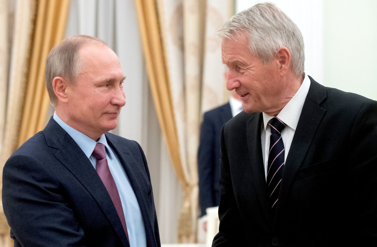 Президент РФ Владимир Путин и генеральный секретарь Совета Европы Турбьерн Ягланд Президент РФ Владимир Путин и генеральный секретарь Совета Европы Турбьерн Ягланд